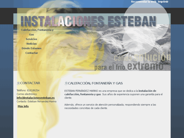 www.instalacionesesteban.es