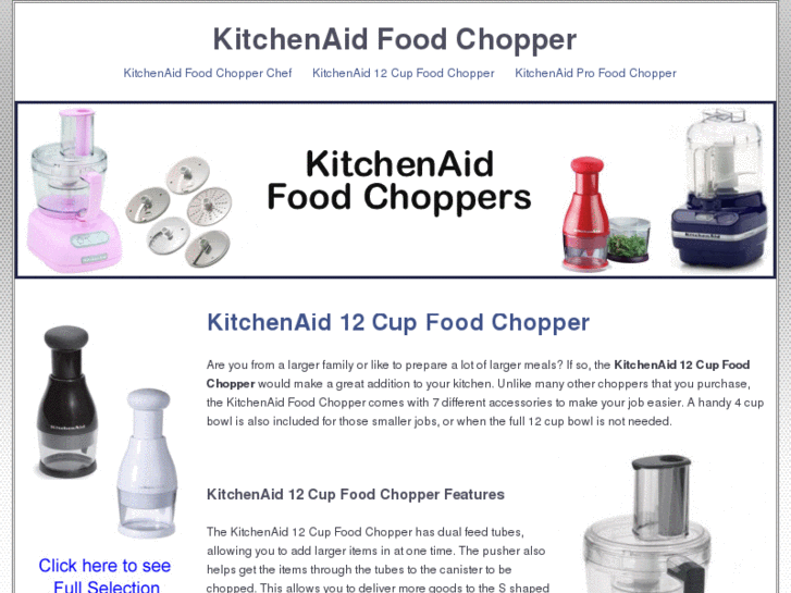 www.kitchenaidfoodchopper.com