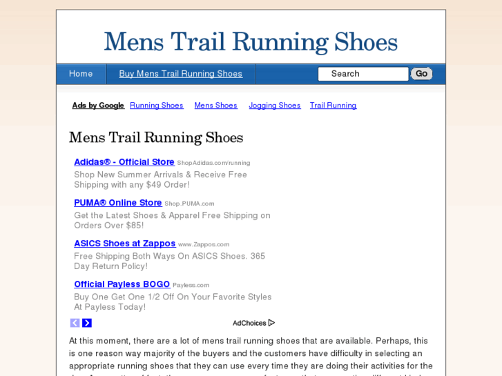 www.menstrailrunningshoes.net