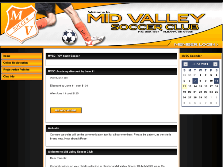 www.midvalleysoccerclub.com