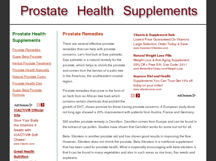 www.prostate-supplement.com