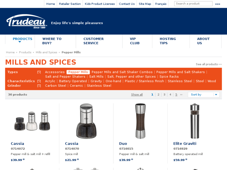www.trudeau-pepper-mills.com
