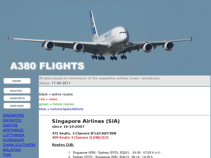 www.a380flights.net