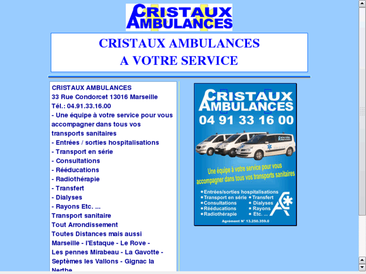 www.cristauxambulances.com