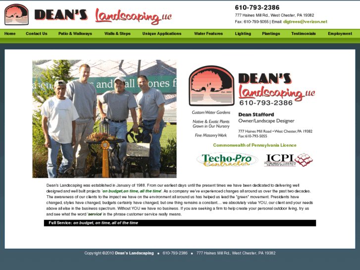 www.deans-landscaping.com