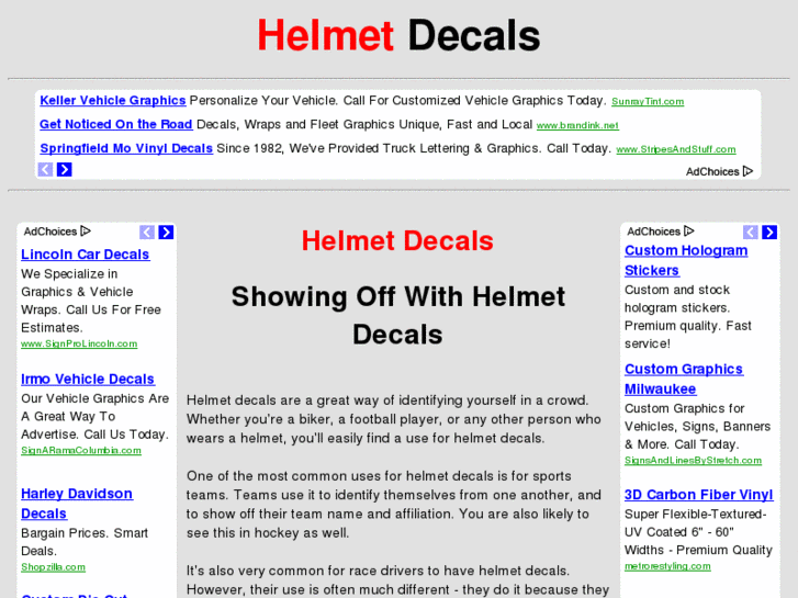 www.helmetdecals.org