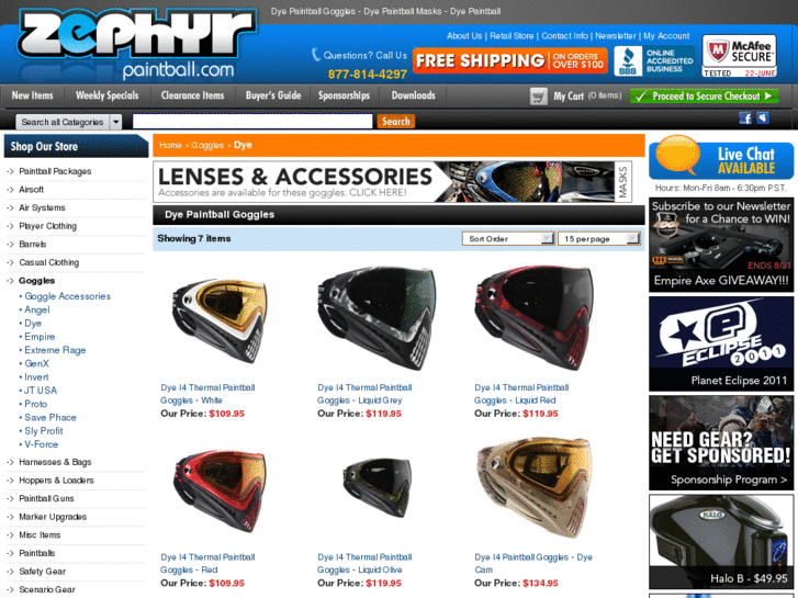 www.i4paintballgoggles.com