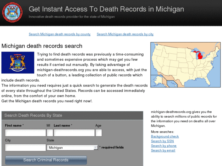 www.michigan-deathrecords.org