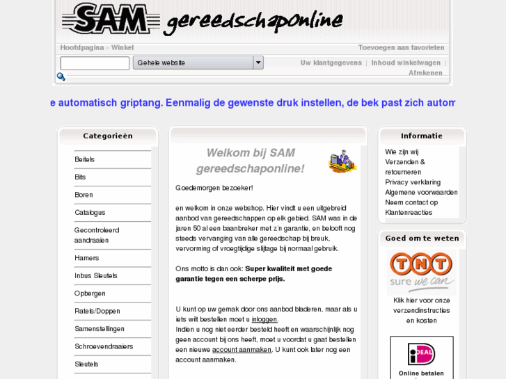 www.samgereedschaponline.nl