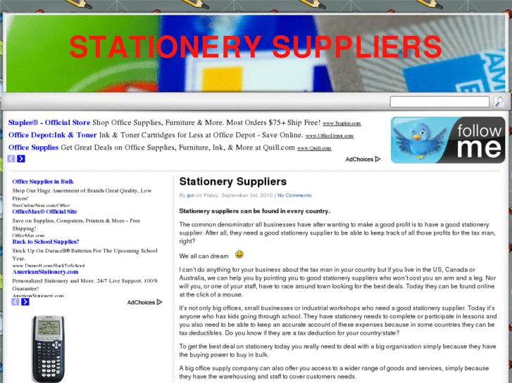 www.stationerysuppliers.org