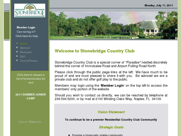 www.stonebridgecountryclub.com