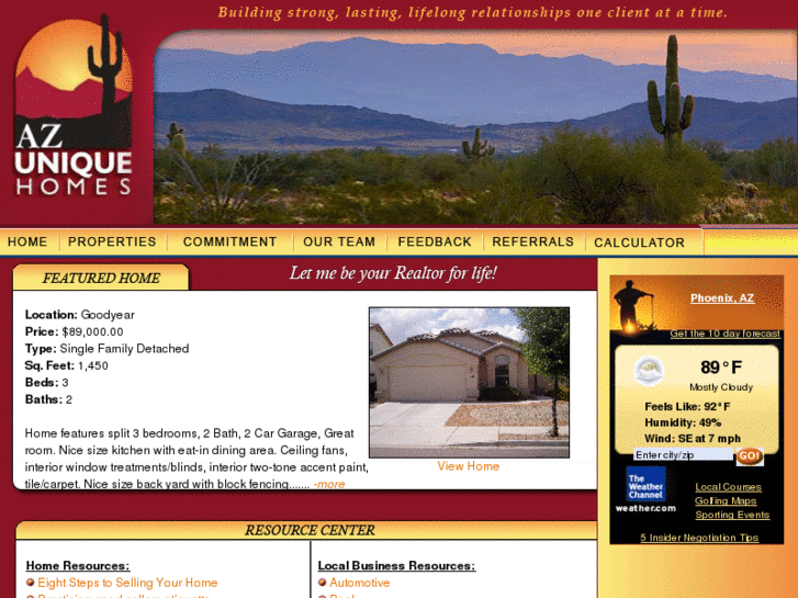 www.azuniquehomes.com