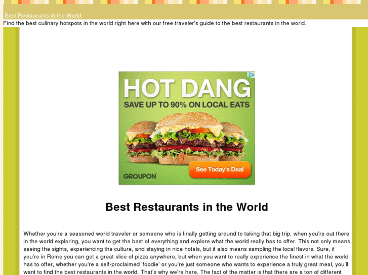 www.bestrestaurantsintheworld.com