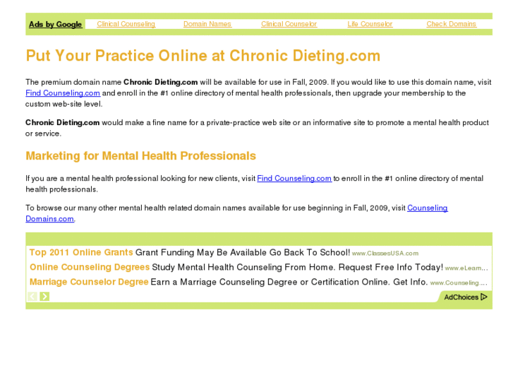 www.chronicdieting.com