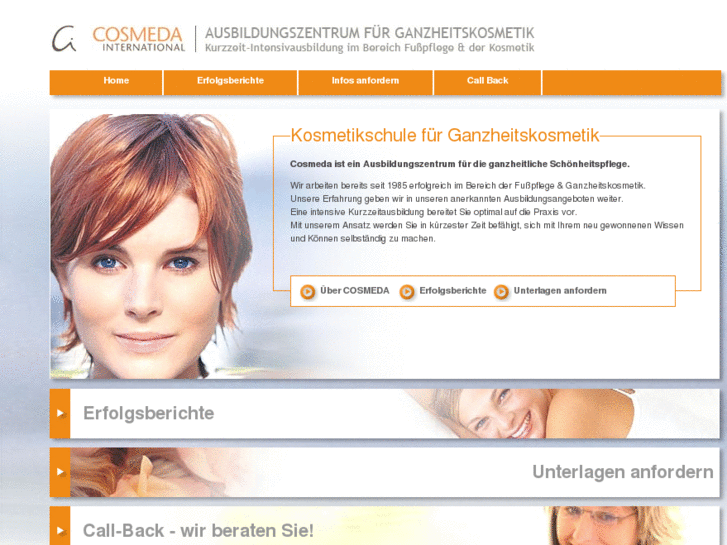 www.cosmeda-kosmetikschule.de