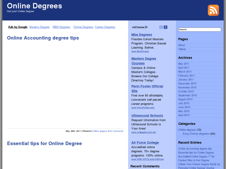 www.easyonlinedegrees.info