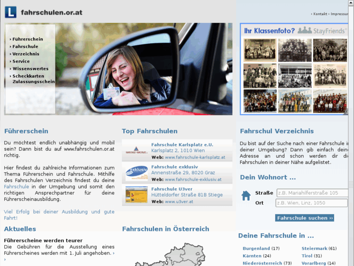 www.fahrschulen.or.at