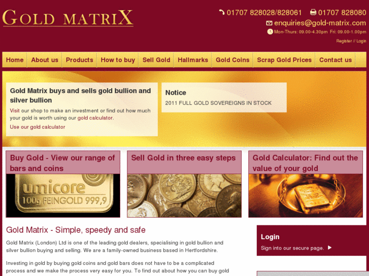 www.gold-matrix.com