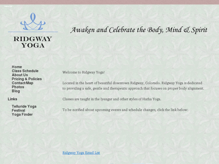 www.ridgwayyoga.com