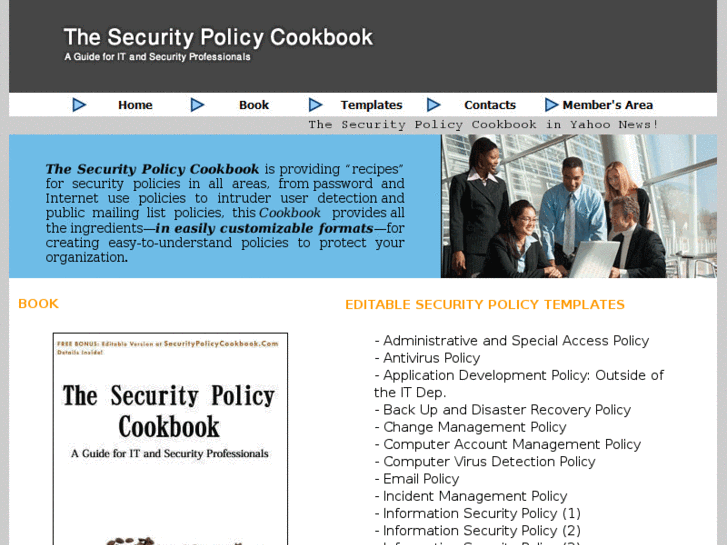 www.securitypolicycookbook.com