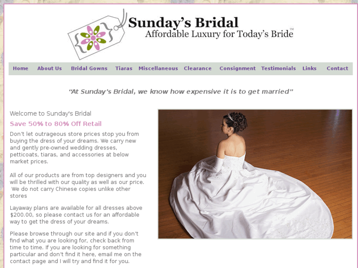 www.sundaysbridal.com