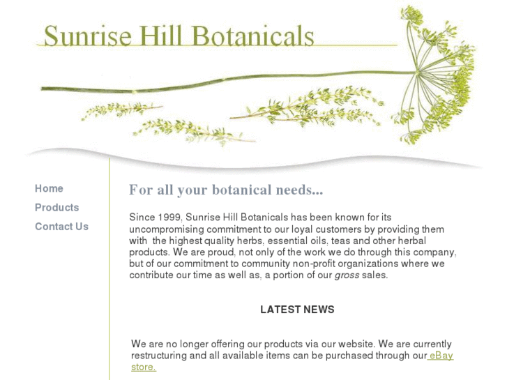 www.sunrisehillbotanicals.com