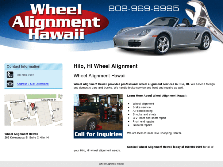 www.wheelalignmenthawaii.com