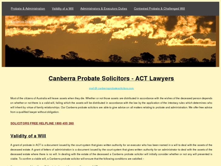 www.canberraprobatesolicitors.com