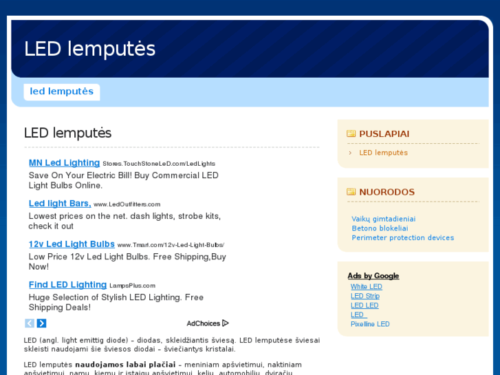 www.led-lemputes.lt