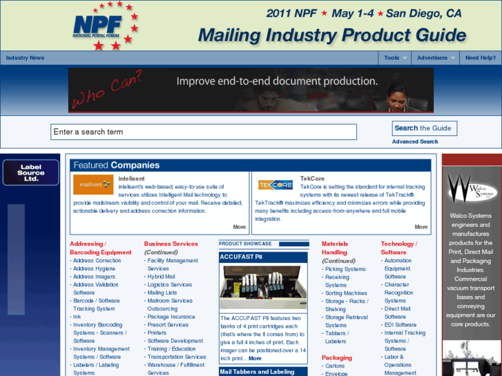 www.mailingindustryproductguide.com