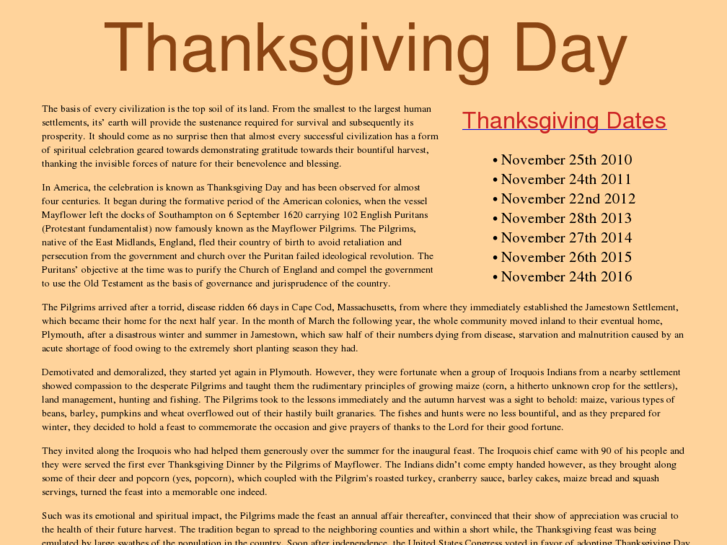 www.thanksgiving-day.info