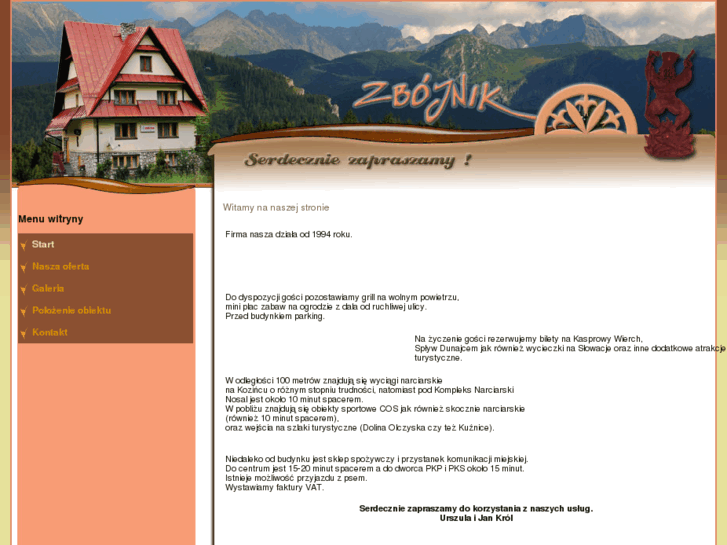 www.zbojnik-zakopane.pl