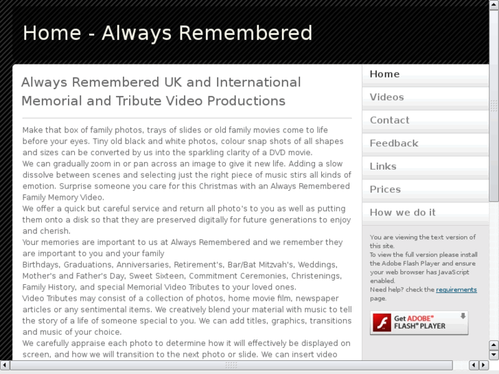 www.always-remembered.com