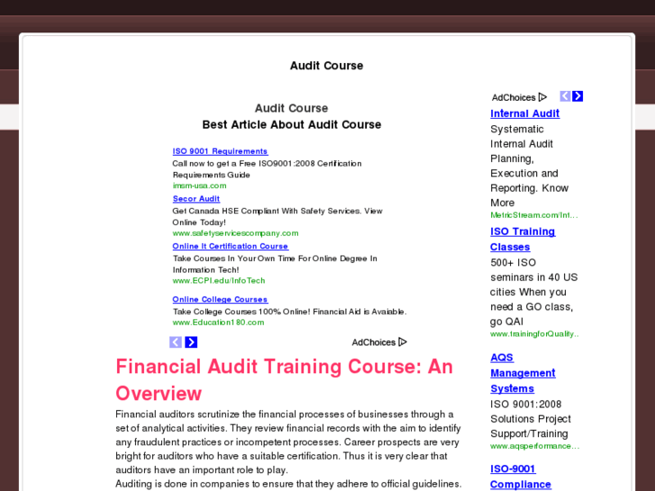 www.auditcourse.org