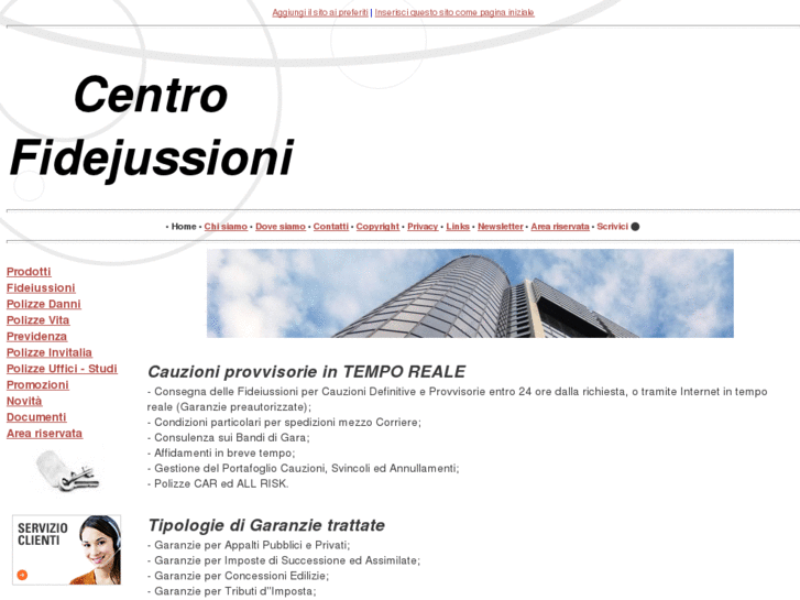 www.centrofideiussioni.com