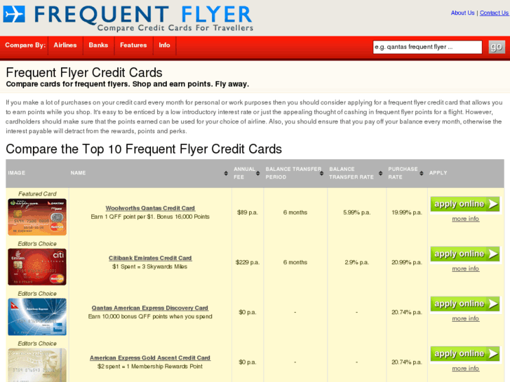 www.frequentflyercreditcards.com.au