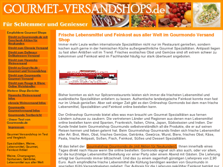 www.gourmet-versandshops.de