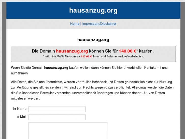 www.hausanzug.org