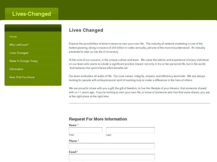 www.lives-changed.com