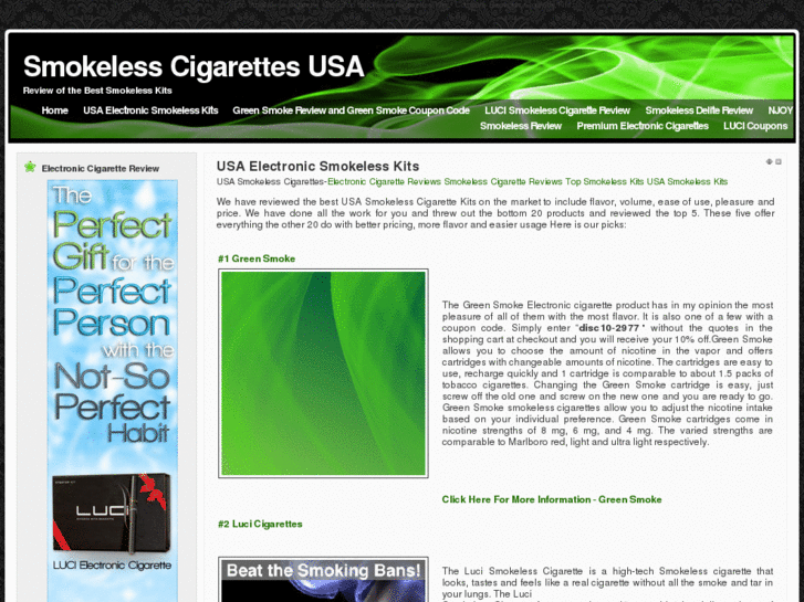 www.smokelesscigarettesusa.com