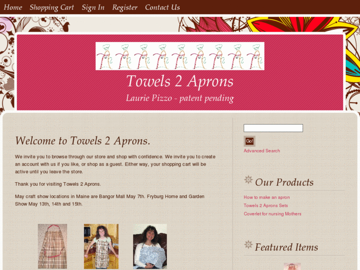 www.towels2aprons.com