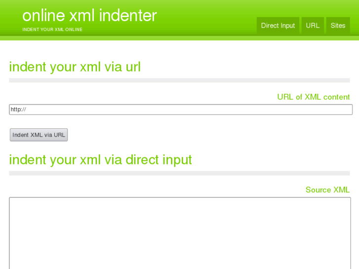 www.xmlindenter.com