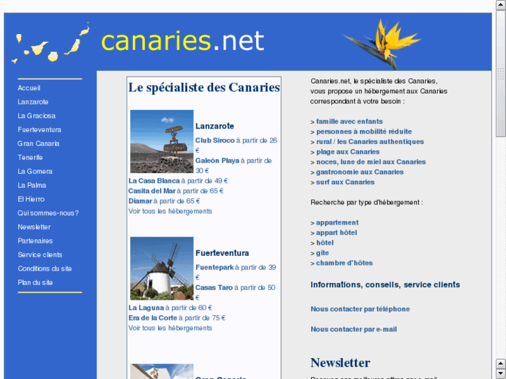 www.canaries.net