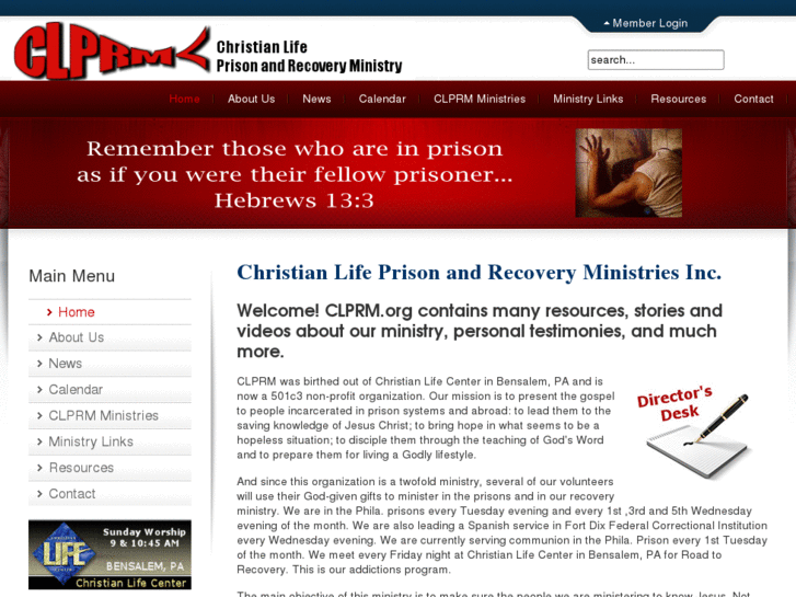 www.christianlifeprisonministry.org