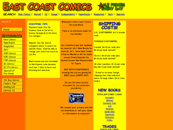 www.eastcoastcomics.com