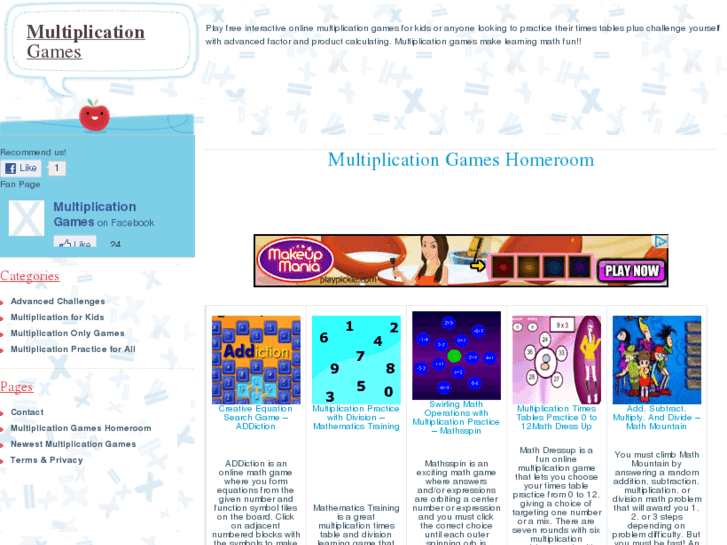 www.emultiplicationgames.com