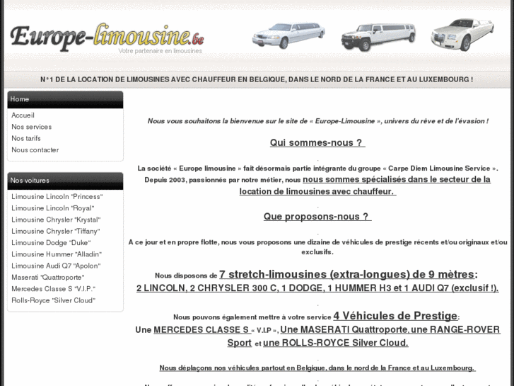 www.europe-limousine.be