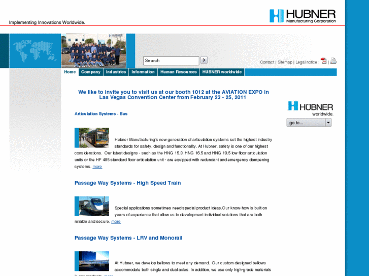 www.hubner-usa.biz