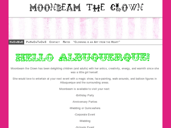 www.moonbeamtheclown.com