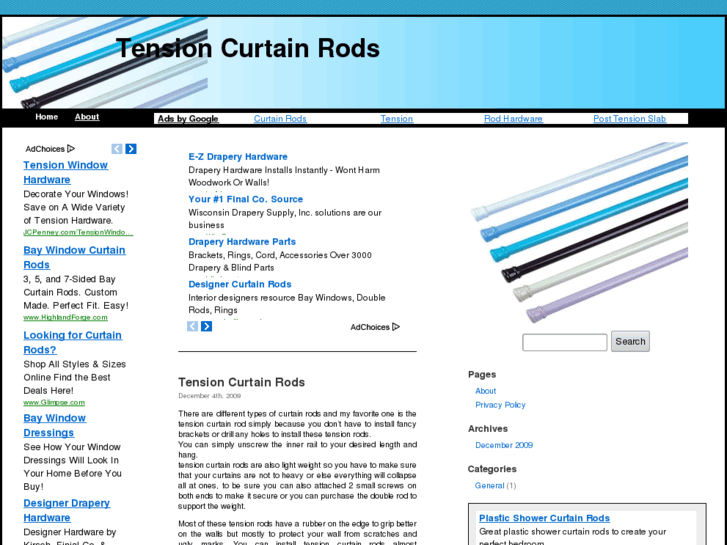 www.tensioncurtainrods.net